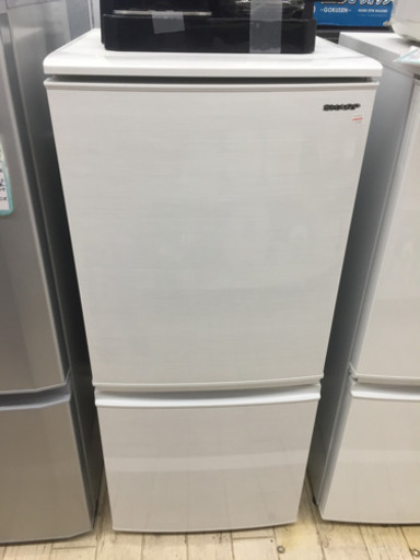 2/17東区和白   SHARP  137L冷蔵庫  2019年製   SJ-D14E-W  美品‼︎  高年式‼︎ 一人暮らしに‼︎