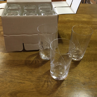 新品未使用！昭和レトロなグラス 9個セット