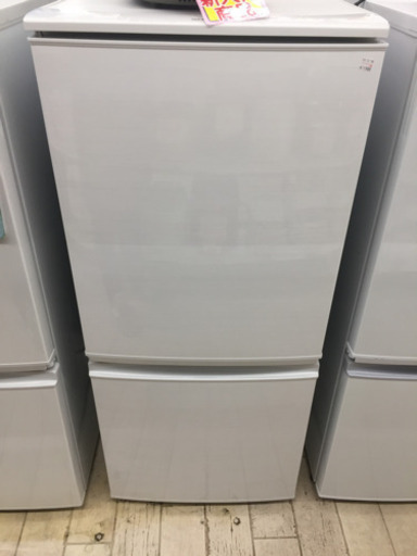 2/17東区和白   SHARP  137L冷蔵庫  2017年製   SJ-D14C-W  綺麗  ホワイト