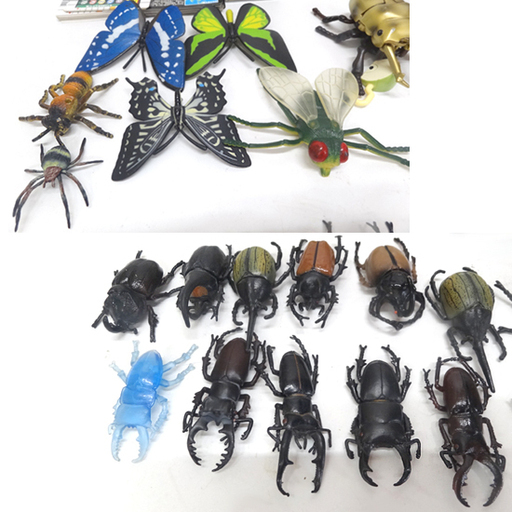 昆虫フィギュア＆トレカ 40体 35枚セット/カブトムシ クワガタ 蝶/歩く 動く/未開封 ムシキング アクションフィギュア有　札幌 豊平区 アウトレットモノハウス平岸店