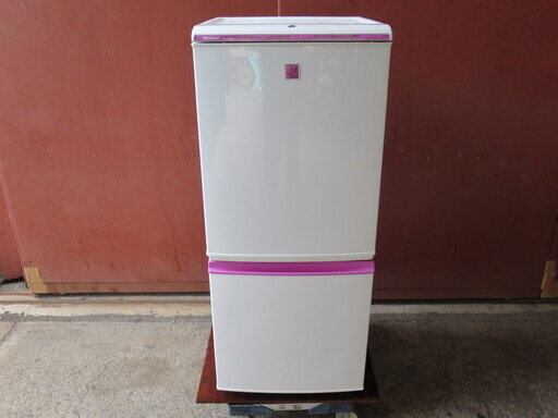 【動作確認済】シャープ　2ドア冷蔵庫　SJ-14VK-KP　2005年製　135L
