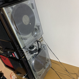 Technicsターンテーブル×2 ミキサーVestax3点セット＋コンポセットの画像