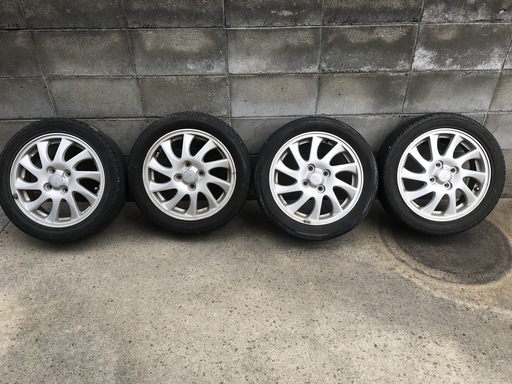 ダイハツ 純正 タイヤホイール 15×4.5J +45 PCD100 4穴 タント ムーヴ
