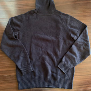 メンズ　ユニクロ　ラムウール100% タートルネックセーター