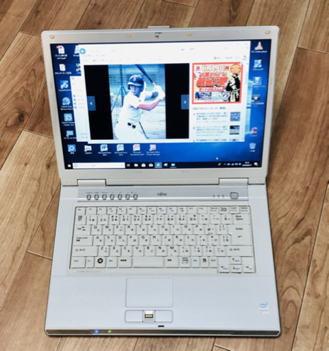 ⬛️富士通BIBLO 15.4インチ/Core2/メモリ4GB/250GB/最新Win10pro/最新Office2019/他多数