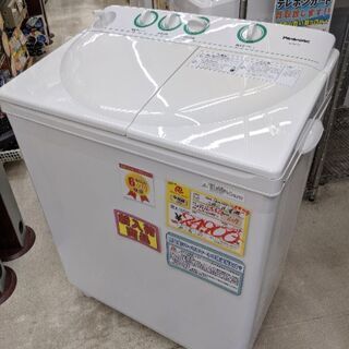 0217-04 2018年製 パナソニック 4.0kg 二槽式洗濯機 福岡城南片江