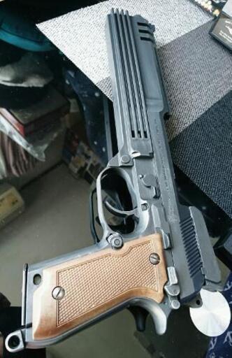 MGC M93R AP固定スライドガスガン オリジナルブラスト塗装 カスタム