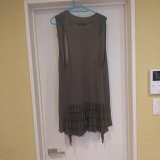 レディース ロングベストの画像