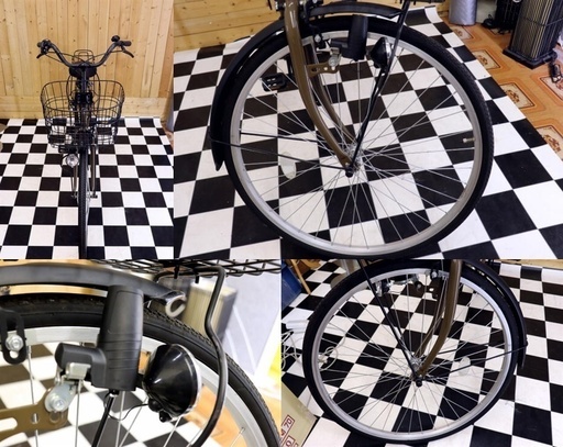 SAKAMOTO bicycle FLEURETTE ２６インチ　自転車　６段変速機能　メンテナンス済み　ママチャリ　通勤　通学　配達可能