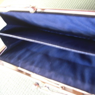 藍染の財布　がま口　お札入れの画像