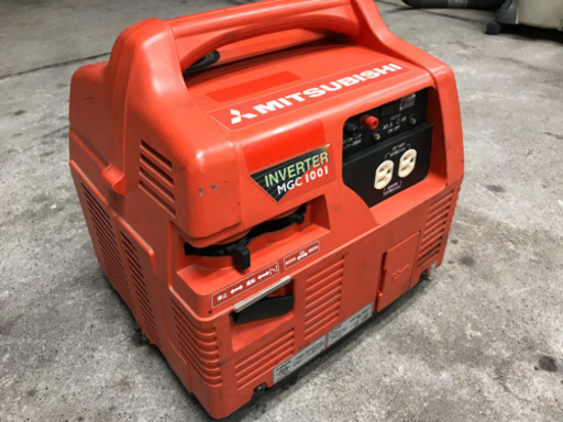 日本製発電機あまり使ってません三菱製品インバーターです