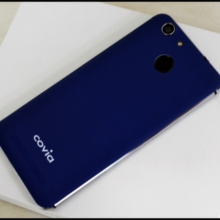 ほぼ未使用 Covia FLEAZ BEAT インディゴ CP-W5 DSDS SIMフリー スマホ 中古美品の画像