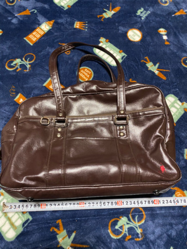 スクバ　鍵付き こげ茶 made in JAPAN