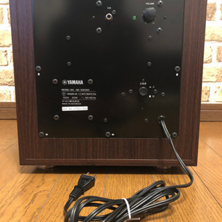 ヤマハ サブウーファー　NS-SW050 ウォルナットの画像
