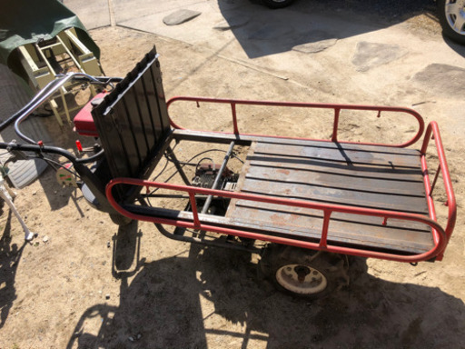 ◆山口農機製作所 YM-501 積載300Kg 三菱エンジンG350L◆運搬車 三輪 トップカー◆