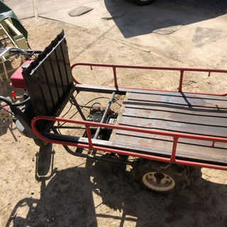 ◇山口農機製作所 YM-501 積載300Kg 三菱エンジンG350L◇運搬車 三輪