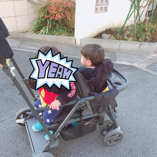 美品　JOOVY 二人乗りベビーカー　双子ベビーカー
