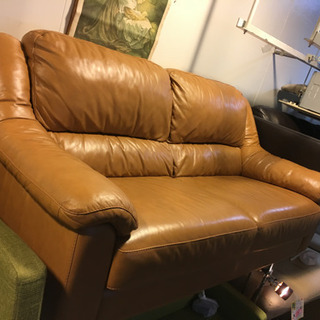 IDC大塚家具 Leather World 3人掛け ソファ レザー 高級