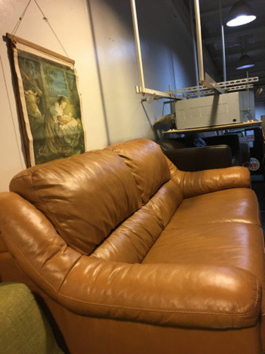 IDC大塚家具 Leather World 3人掛け ソファ レザー 高級