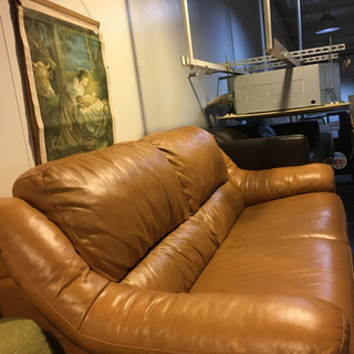 IDC大塚家具 Leather World 3人掛け ソファ レザー 高級