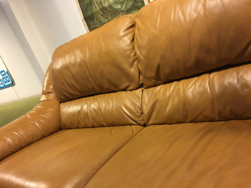 IDC大塚家具 Leather World 3人掛け ソファ レザー 高級