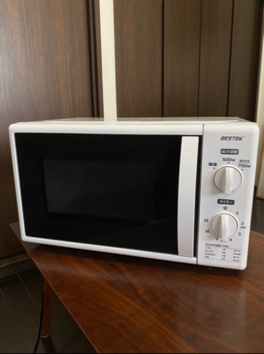 電子レンジ+IKEAシェルフユニット