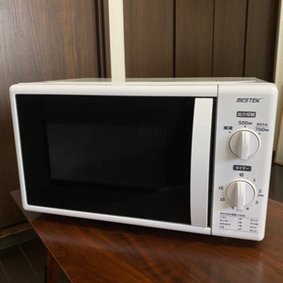 電子レンジ+IKEAシェルフユニット