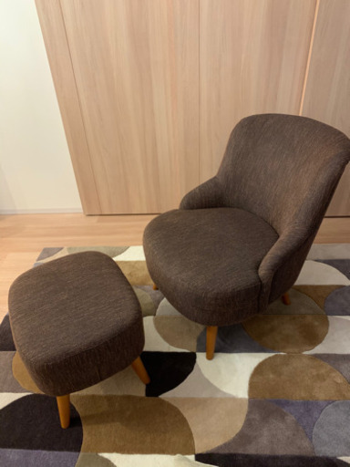 unico 1人掛けソファ&オットマン