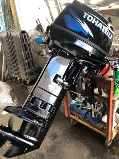 【商談成立】中古船外機　トーハツ TLDI（直噴）50馬力