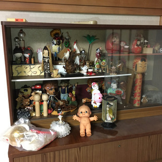 小物雑貨ショーケース 横幅104×奥行30×高さ55cm