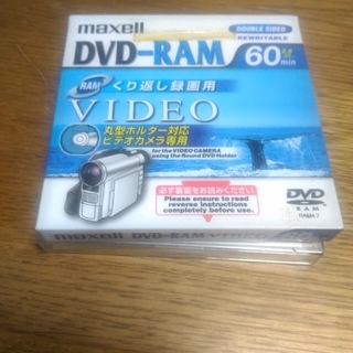 maxell 丸型ホルダー対応 8cmDVD-RAM 2枚