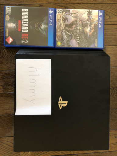 【PS4 PRO】ゲームソフト2本付　