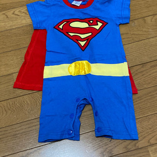美品✨男の子80cm🔷スーパーマンロンパース