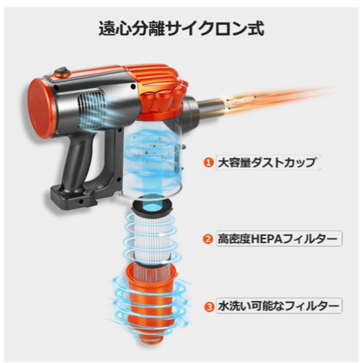 【新品】コードレス　サイクロン掃除機