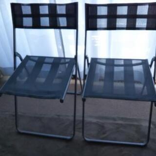 【お取引完了です】折り畳みチェア IKEA 2脚