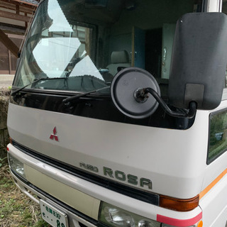 三菱　ROSA ローザ　キャンピングカー　10人乗　車検付　ソフ...