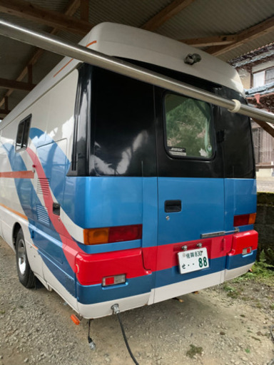 三菱　ROSA ローザ　キャンピングカー　10人乗　車検付　ソファーベッド