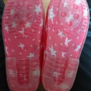 長靴 21cm ピンク 女の子の画像