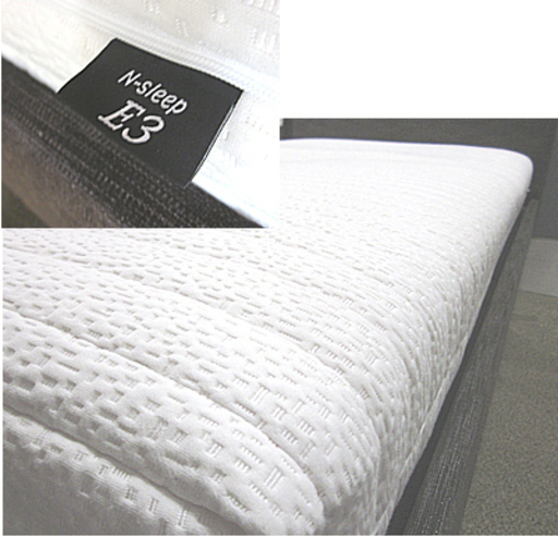 【張地はファブリック＆脚はスチール製 シングルベッド】ポケットコイルマットレス ふつう～やわらかめ N-sleep ブラウン 茶色系 ベット 札幌 本郷通店