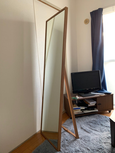 無印　木製ミラー