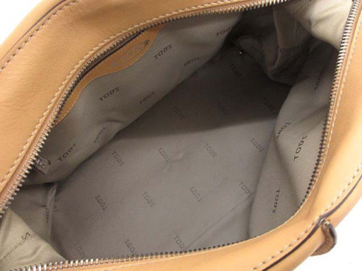 美品 トッズ TOD'S 2way Dバッグ  ショルダーバッグ ベージュ