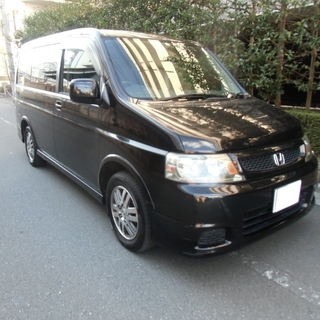 格安車　黒ステップワゴン　スパーダ２０００　PWスライドドア　車...