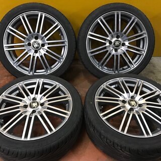 【KENDA RADIAL 205/45ZR17】夏タイヤ 4本【社外ホイール 17インチ 7J4H100PCD+42】2016年製 ヴィッツ フィット等　(VTD31) クレジットカード QR決済可能