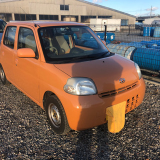 ダイハツエッセ　オレンジ色　免許取立ての方の練習車に是非！