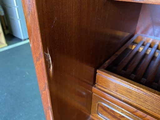 和茶棚 茶箪笥 飾り棚 水屋 間箪笥 食器棚 和家具 欅 けやき 茶道具 中古品