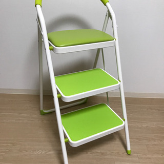 脚立　踏み台　３段　折りたたみ　クッション付