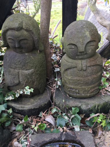 石仏 田の神様 男女ペア