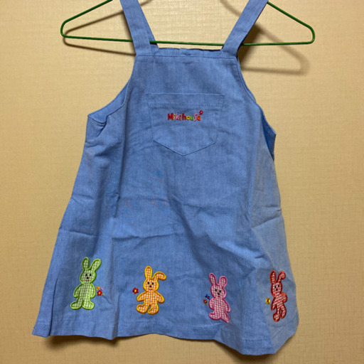 美品★ミキハウス・ジャンパースカート★90㌢