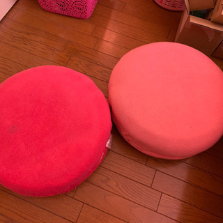 マカロン座椅子　折りたたみ　２個セット