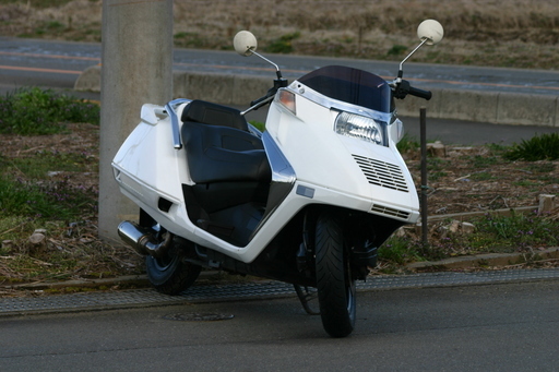 自賠責保険付-埼玉発543】HONDA フュージョンX ホワイト タイヤ/シート/外装一部新品 (沖縄県優遇あり)